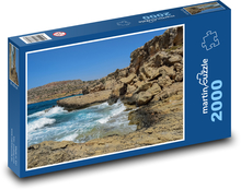 Skalnaté pobrežie - more, útes Puzzle 2000 dielikov - 90 x 60 cm