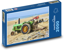 Stary ciągnik - morski, weteran Puzzle 2000 elementów - 90x60 cm