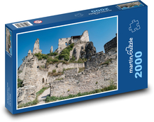 Zrúcanina - chátrajúca, konštrukcia Puzzle 2000 dielikov - 90 x 60 cm
