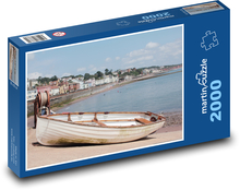 Boat - coast, sea Puzzle 2000 pieces - 90 x 60 cm