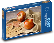 Apples - autumn, leaves Puzzle 2000 pieces - 90 x 60 cm