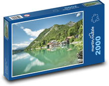 Jezioro - drzewa, przyroda Puzzle 2000 elementów - 90x60 cm