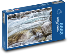 Řeka - potok, voda Puzzle 2000 dílků - 90 x 60 cm