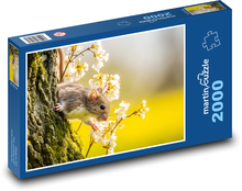 Myš - les, strom Puzzle 2000 dílků - 90 x 60 cm