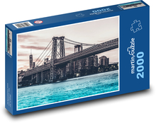 Bridge - river, city Puzzle 2000 pieces - 90 x 60 cm