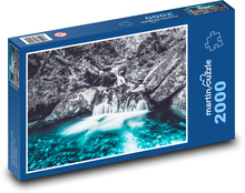 Wodospad - rzeka, krajobraz Puzzle 2000 elementów - 90x60 cm