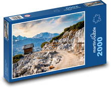 Hory - příroda, cesta Puzzle 2000 dílků - 90 x 60 cm