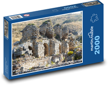 Ruinen - Hügel, Architektur Puzzle 2000 Teile - 90 x 60 cm