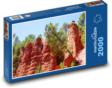 Roussillon - ochre rocks, France Puzzle 2000 pieces - 90 x 60 cm