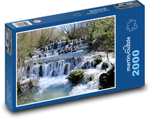 Wasserfälle - Kaskaden, Fluss Puzzle 2000 Teile - 90 x 60 cm