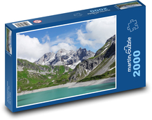 Lünersee - jezero, Rakousko Puzzle 2000 dílků - 90 x 60 cm