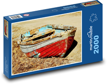 Old ship - abandoned, rusty Puzzle 2000 pieces - 90 x 60 cm