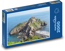 Moře - ostrůvek, krajina Puzzle 2000 dílků - 90 x 60 cm