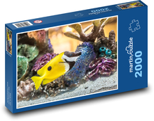 Fisch - Koralle, Aquarium Puzzle 2000 Teile - 90 x 60 cm