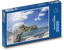 Zakynthos - moře, molo Puzzle 2000 - 90x60 cm