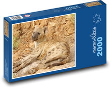 Hiena - mięsożerna, Afryka Puzzle 2000 elementów - 90x60 cm