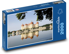 Hrad Moritzburg - rozprávkový hrad, Sasko Puzzle 2000 dielikov - 90 x 60 cm