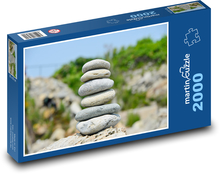 Steinhügel - Natur, Felsen Puzzle 2000 Teile - 90 x 60 cm