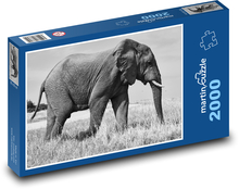 Elefant - Tier, Safari Puzzle 2000 Teile - 90 x 60 cm