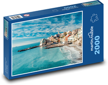 Santorini - Řecko, moře Puzzle 2000 dílků - 90 x 60 cm