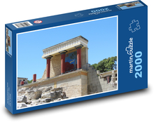Palác Knossos - ostrov Kréta, freska Puzzle 2000 dielikov - 90 x 60 cm