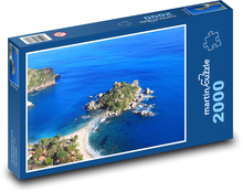Sicílie - Itálie, ostrov  Puzzle 2000 dílků - 90 x 60 cm