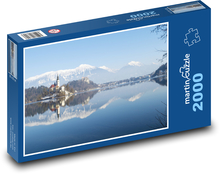 Sneh - krajina, zima Puzzle 2000 dielikov - 90 x 60 cm