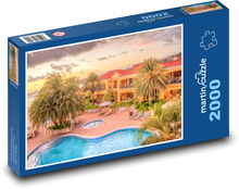 Curacao Resort, Karibik Puzzle 2000 dielikov - 90 x 60 cm