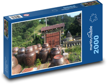 Wyspa Jeju - Korea, tradycyjny dom Puzzle 2000 elementów - 90x60 cm