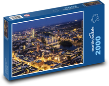 Frankfurt - Nemecko, mesto Puzzle 2000 dielikov - 90 x 60 cm