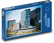 Düsseldorf - mesto, architektúra Puzzle 2000 dielikov - 90 x 60 cm