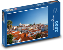 Miasto - budynek, domy Puzzle 2000 elementów - 90x60 cm