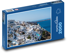 Santorini - Grécko, ostrov Puzzle 2000 dielikov - 90 x 60 cm