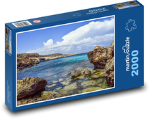 Cypr - Cavo Greko, morze Puzzle 2000 elementów - 90x60 cm