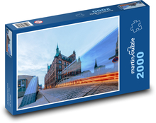 Hamburg - Speicherstadt, most Puzzle 2000 dílků - 90 x 60 cm