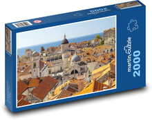 Dubrovník - Chorvatsko, město Puzzle 2000 dílků - 90 x 60 cm