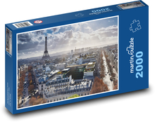Eiffelova veža - Francúzsko, Paríž Puzzle 2000 dielikov - 90 x 60 cm