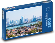 Xiamen - China, Stadt Puzzle 2000 Teile - 90 x 60 cm