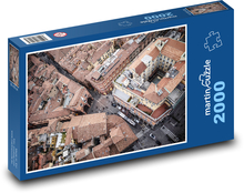 Staré město - domy, architektura Puzzle 2000 dílků - 90 x 60 cm