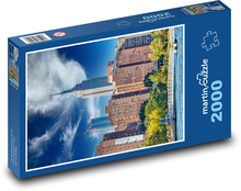 Stadt - Gebäude, Brücke Puzzle 2000 Teile - 90 x 60 cm
