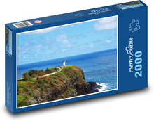 Morské pobrežie - maják, skala Puzzle 2000 dielikov - 90 x 60 cm