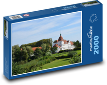 Nordborg - Dánsko, hrad Puzzle 2000 dílků - 90 x 60 cm