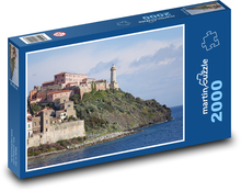 Elba - Itálie, ostrov Puzzle 2000 dílků - 90 x 60 cm