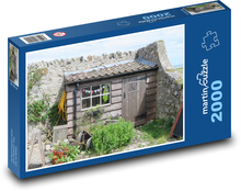 Schuppen - Ferienhaus, Garten Puzzle 2000 Teile - 90 x 60 cm