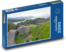 Pancake Rocks - Neuseeland, Meer Puzzle 2000 Teile - 90 x 60 cm