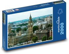 Big Ben - miasto, Anglia Puzzle 2000 elementów - 90x60 cm