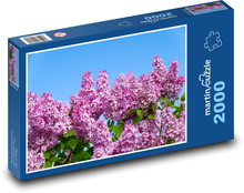 Rosa Flieder - Strauch, Blumen Puzzle 2000 Teile - 90 x 60 cm