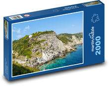 Grecja - Skopelos, skały Puzzle 2000 elementów - 90x60 cm