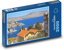 Mesto - more, príroda Puzzle 2000 dielikov - 90 x 60 cm