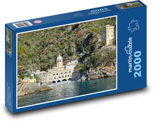 Kloster - Küste, Strand Puzzle 2000 Teile - 90 x 60 cm